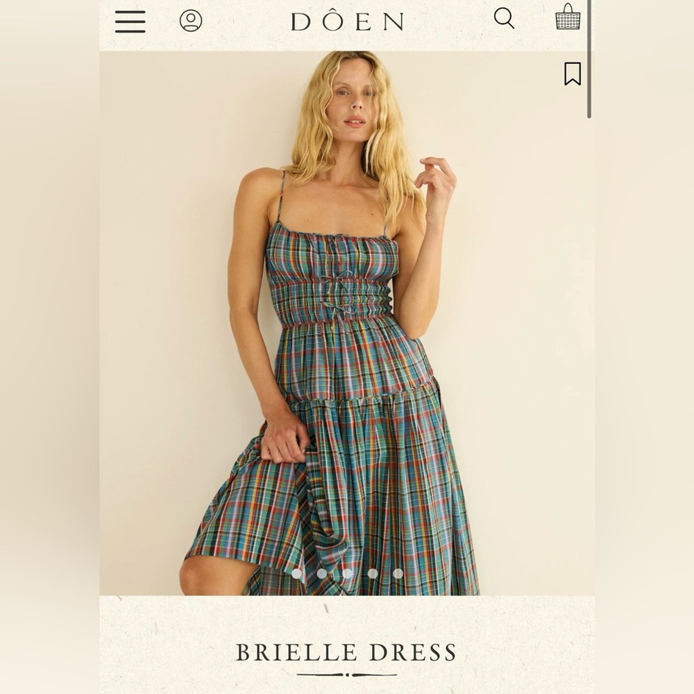 Doen Brielle Dress in Alderbrook Plaid